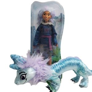 Disney Raya and the Last Dragon Sisu Human Fashion Doll and Dragon Plush Set